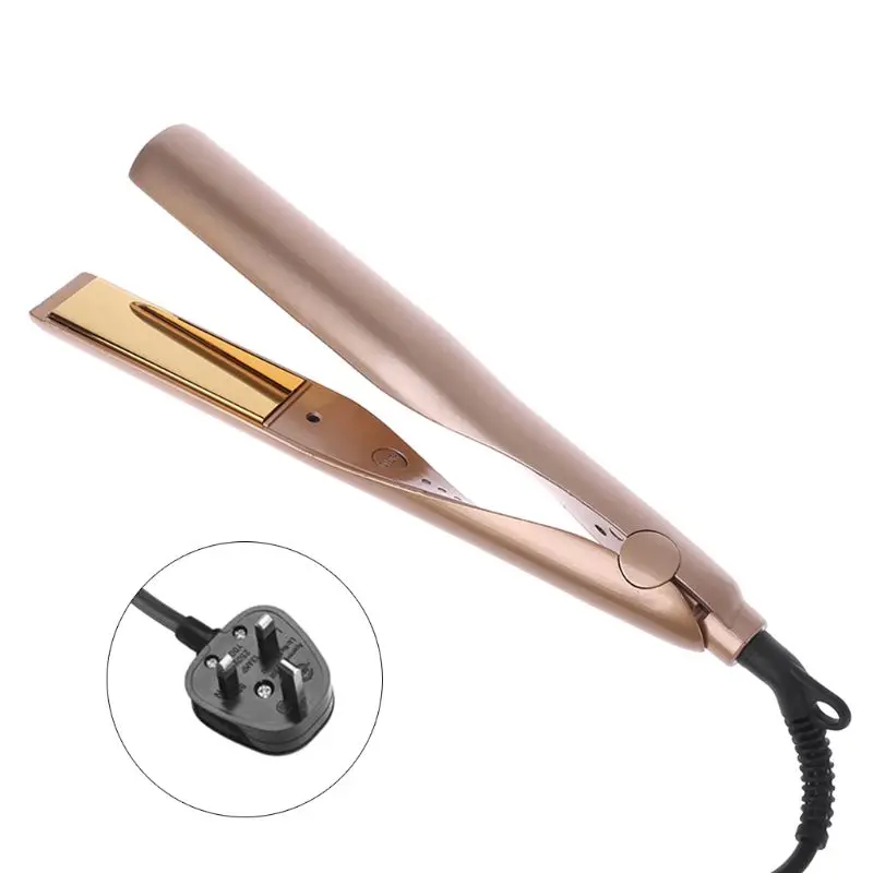 

2019 New 2 in 1 Professional Hair Straightener 5 Temperature Curling Iron Hairs Curler Waver Maker
