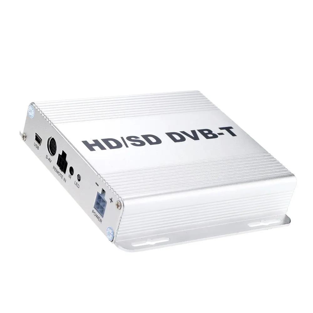 DVB-T hd sd мульти-канал мобильный Автомобильный цифровой мини ТВ-бокс аналоговый тюнер высокоскоростной 240 км/ч сильный сигнальный приемник для автомобильного монитора