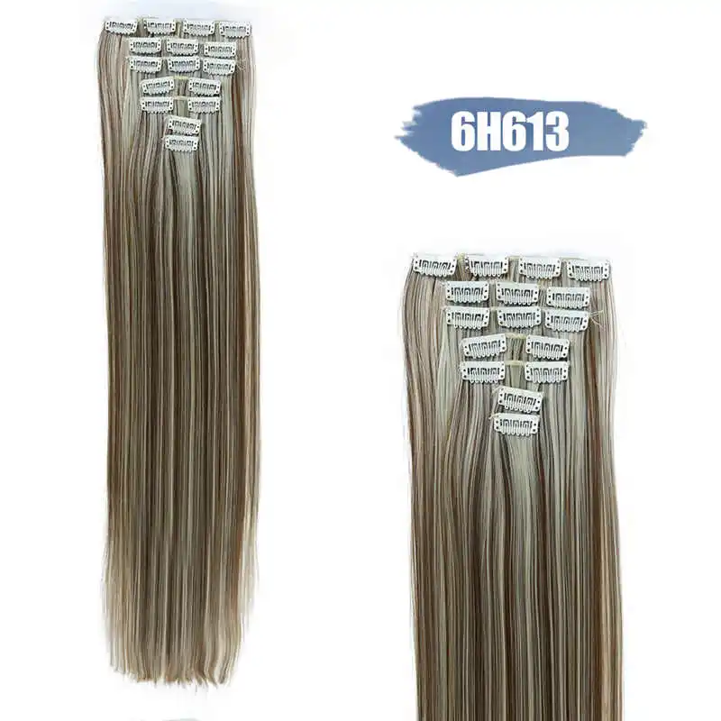 AOSIWIG-24-Long-Straight-Hair-Extension-7pcs-set-16-Clips-In-On-Hair-Extensions-Synthetic-Heat (4)