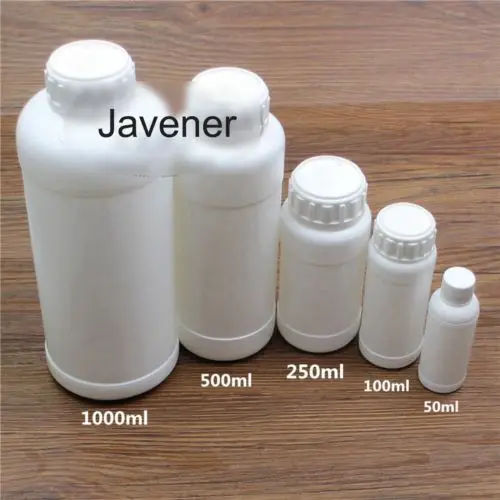 

50/100/250/500/1000ml Fluorinated HDPE Bottle Chemical Resistance Lab Science