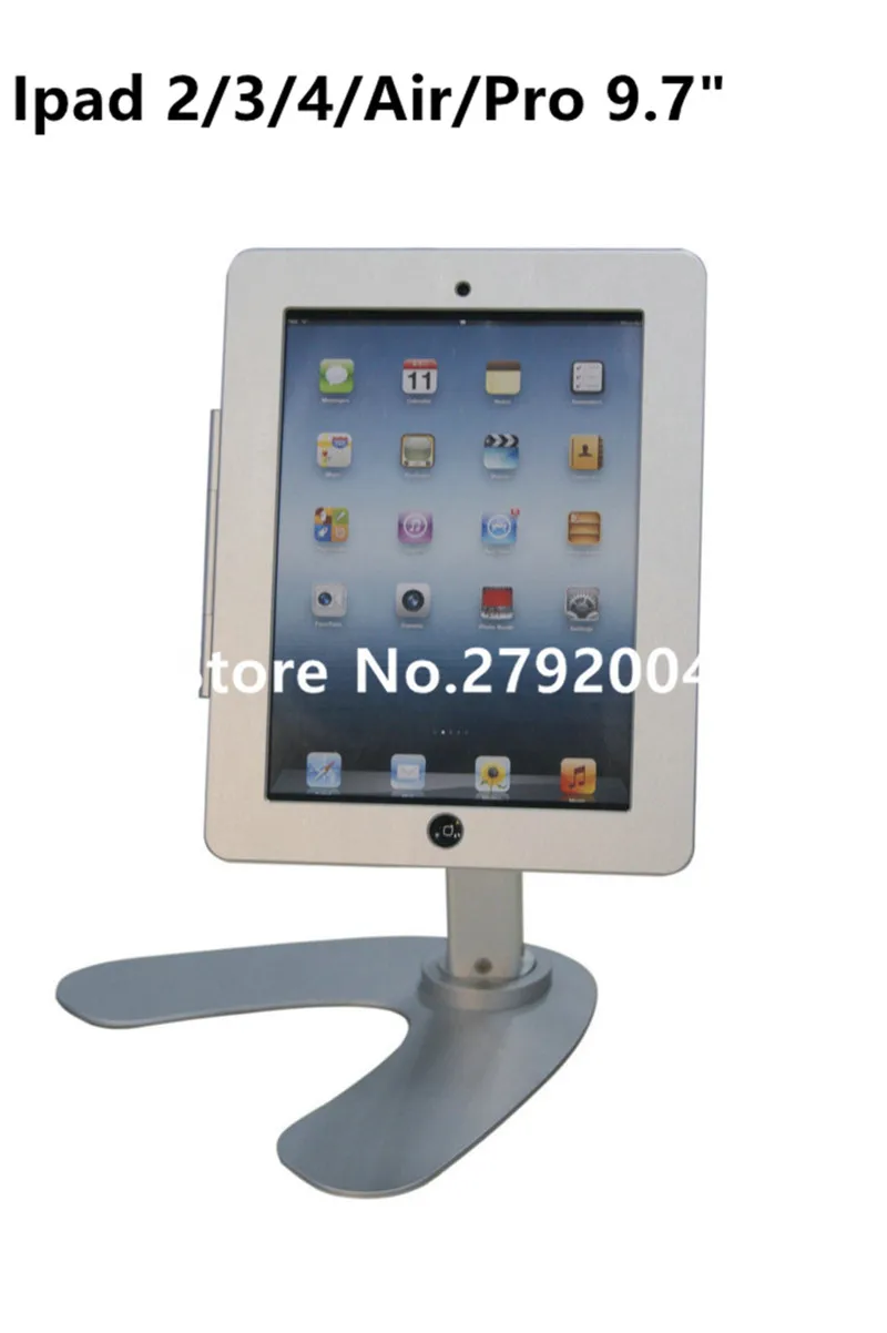 Suporte de Rotação da Mesa Suporte de Bloqueio de Segurança Restaurante para Menul para Ipad 22 9.7 Habitação Quiosque Pos Display no - 3 4 ar Pro 4 de bloqueio de segurança habitação quiosque pos