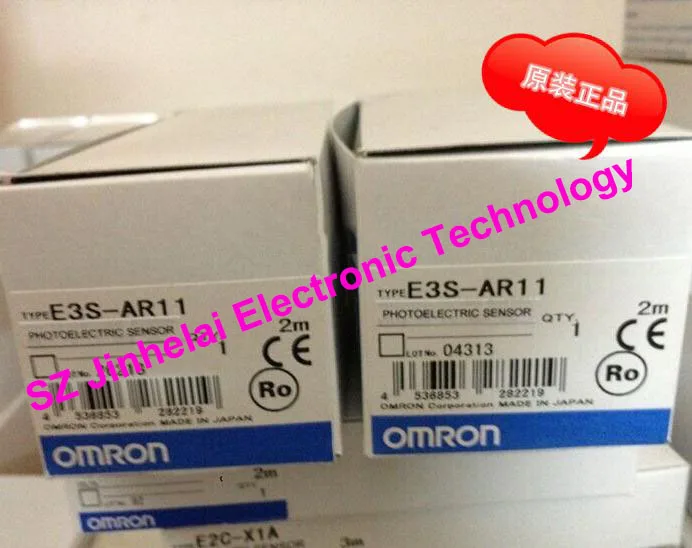 

100% Authentic original E3S-AR11, E3S-AD11 OMRON Photoelectric switch 10-30VDC 2M