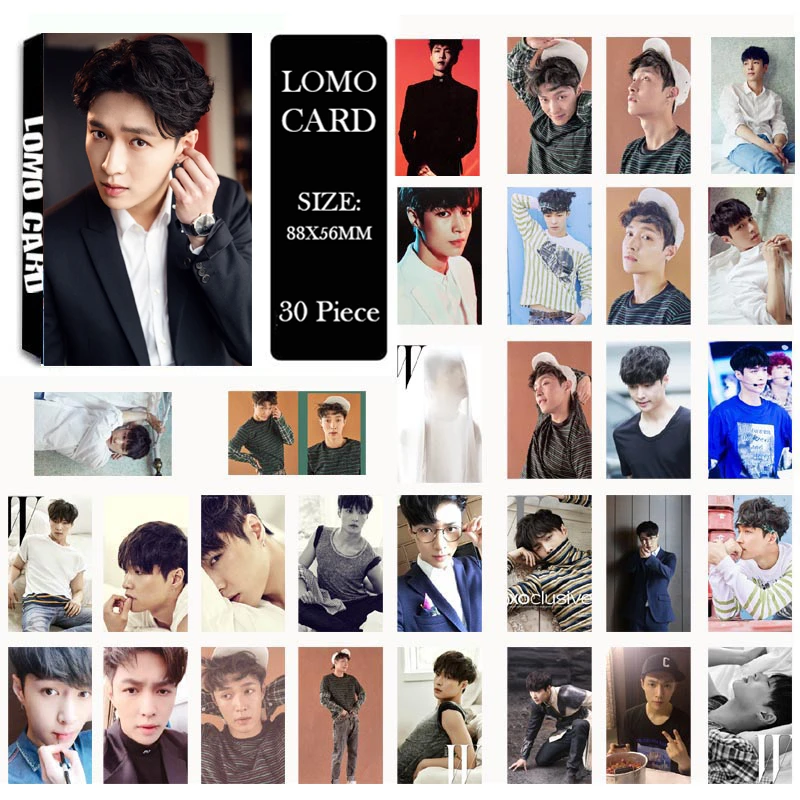 KPOP EXO LAY For Life точный альбом LOMO карты K POP Новая мода само сделанная бумага фото