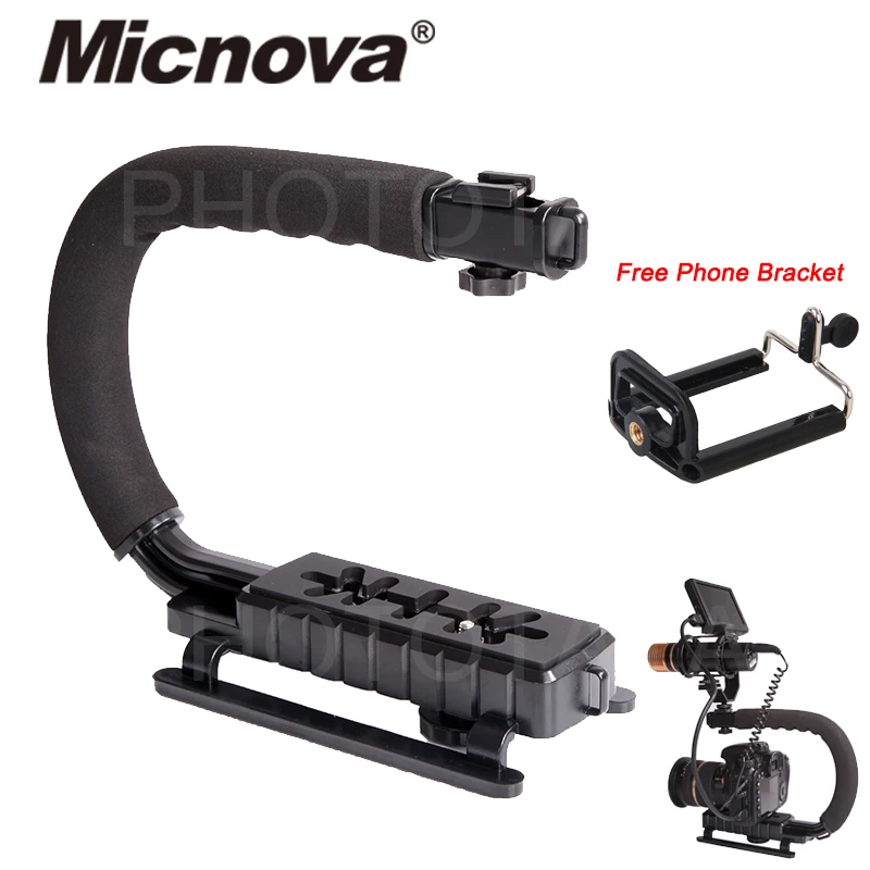 

Handheld Video Stabilizer for iPhone 6 5s 6 plus,for Xiaomi note 4 Samsung Galaxy 4 HTC one M8 Smartphone for DSLR & Camcorder