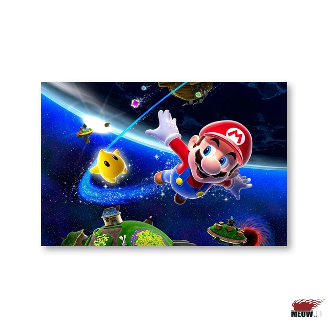 Super Mario Posters Wall Art Printed Canvas Painting Room Decoration