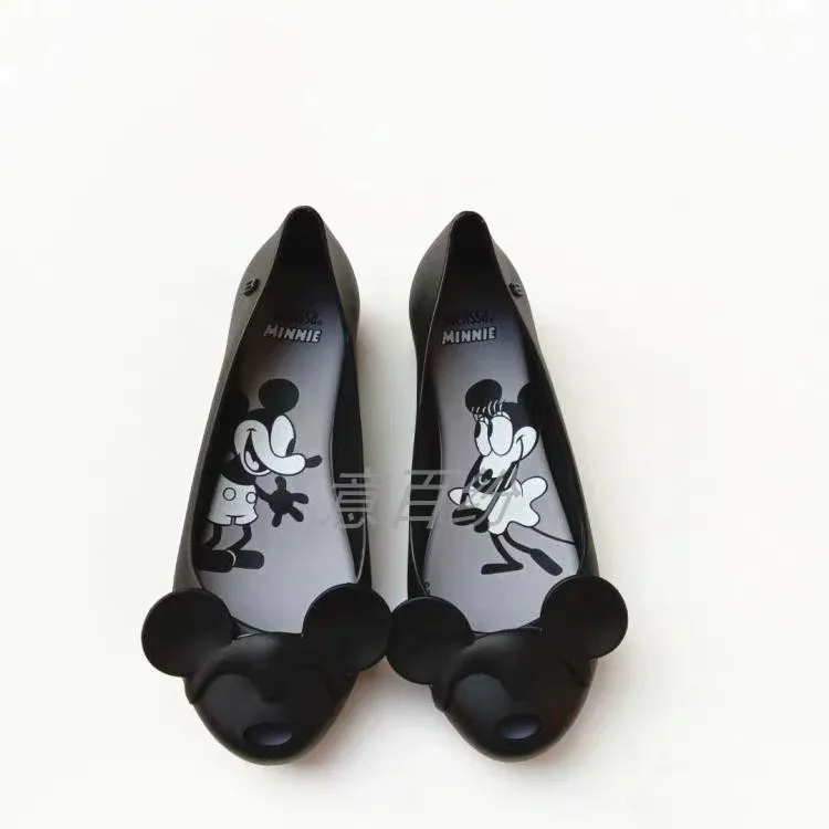 Melissa mickey minnie/Женская обувь; коллекция года; melissa; женские сандалии на плоской подошве; женская прозрачная обувь; сандалии для взрослых; женская обувь