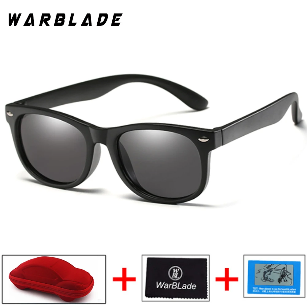 Brand Nail Silicone Safety Software Polarized Cat's Eye Children's Sunglasses Men's and Baby's Glasses Fashion UV400