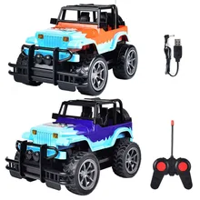 Детский пульт дистанционного управления игрушечный автомобиль 1:24 Масштаб электрический RC автомобиль внедорожный автомобиль пульт дистанционного управления гоночный автомобиль Высокая скорость гоночный