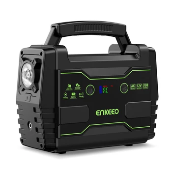 

Enkeeo S155 155Wh Portable Power Source QC3.0 Power Station with AC/DC/USB Outputs for Phone Laptops Emergency EU/US plug