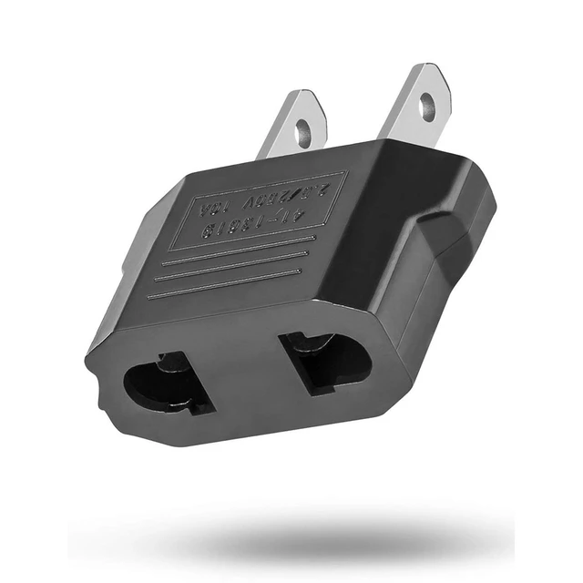 Adaptador Enchufe Ingles a Español Adaptador UK a Europeo Adaptador de  Viaje Tipo G a Tipo E/F para España Alemania Francia EU 2 Piezas :  : Electrónica