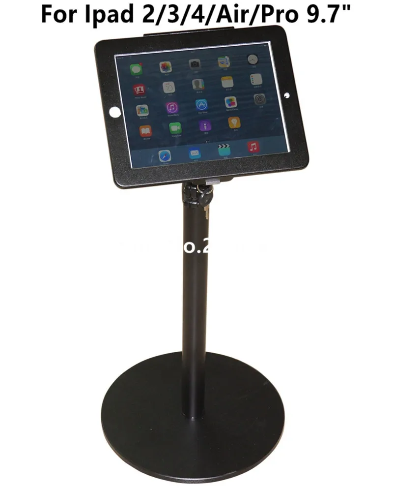 Ipad Security Stand Tablet Display Lock Ipad Floor Holder Adjustable