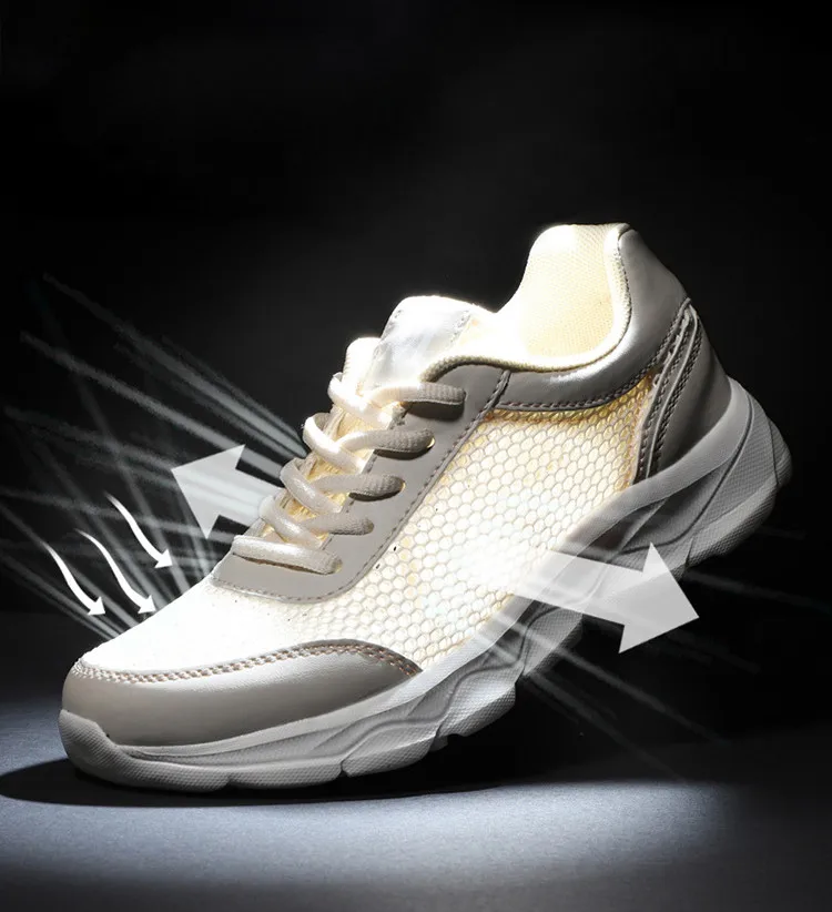 QJ 916-2019 Breathable Women Summer Shoes Mesh Woman Sneakers-1