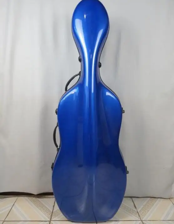 

Great blue fiberglass 4/4 cello hard case,perfect workmanship