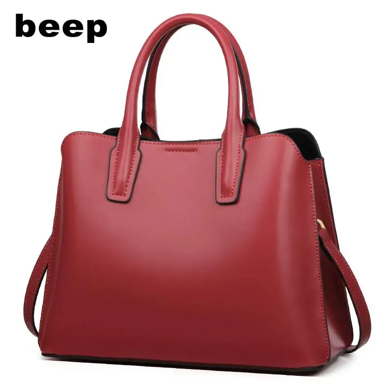 

BEEP high quality fashion luxury brand mother's day 2019 new women's bag large capacity middle-aged portable slung mother bag