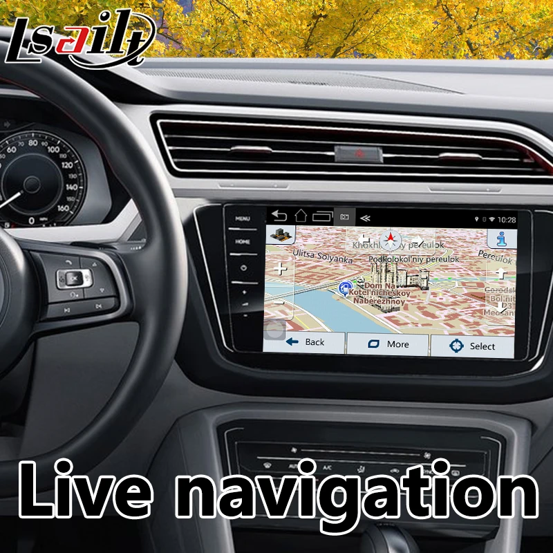 Android 7,1 gps навигация для Volkswagen Tiguan Sharan Magton MIB MQB встроенный интерфейс поддержка телефона mirrorlink