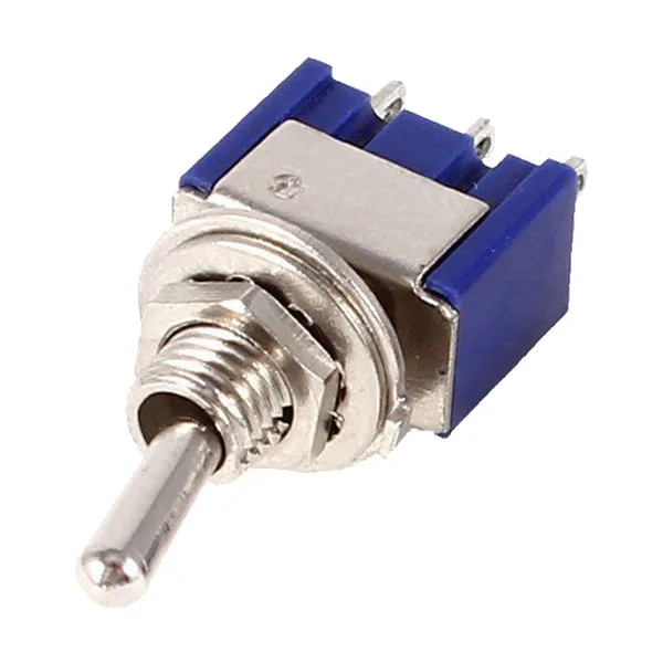 1 шт. два файла Мини тумблер синий SPDT красный 3 Pin ON AC 6A/125V|Выключатели| |