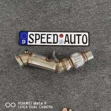 3.5 polegada catless donwpipe para bmw 320 328 330 motor tb48