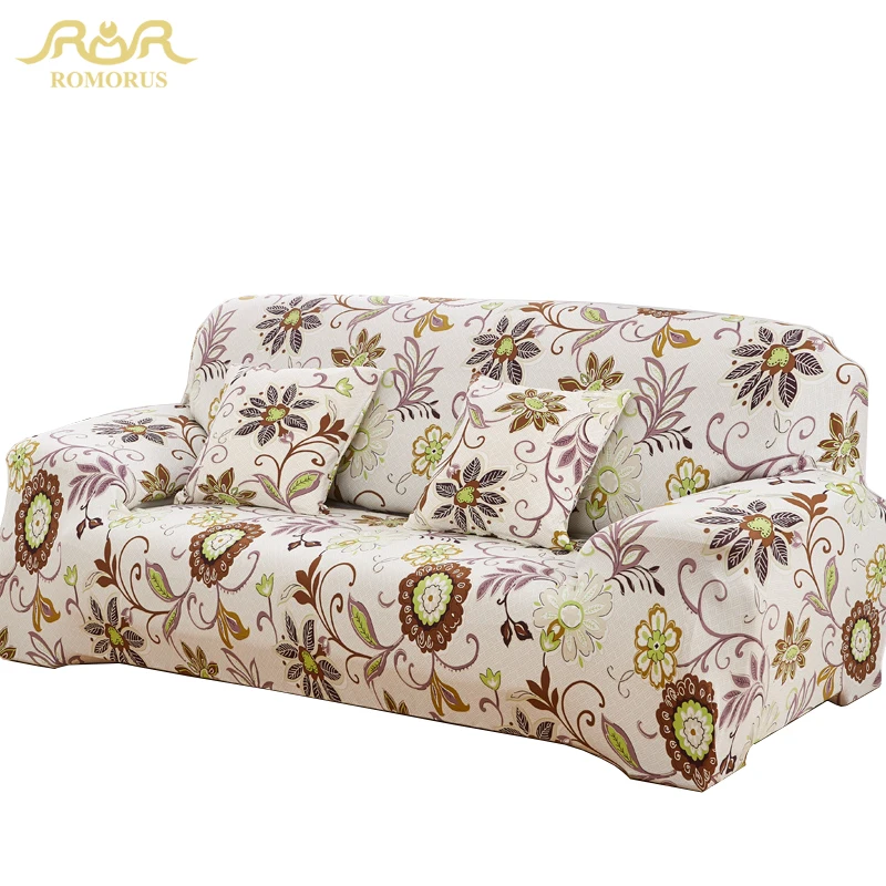 

ROMORUS Wholesale One/Two/Three/Four Seater Sofa Covers Tight Wrap Stretchable New Sofa Protector Sectional Loveseat Couch Cover