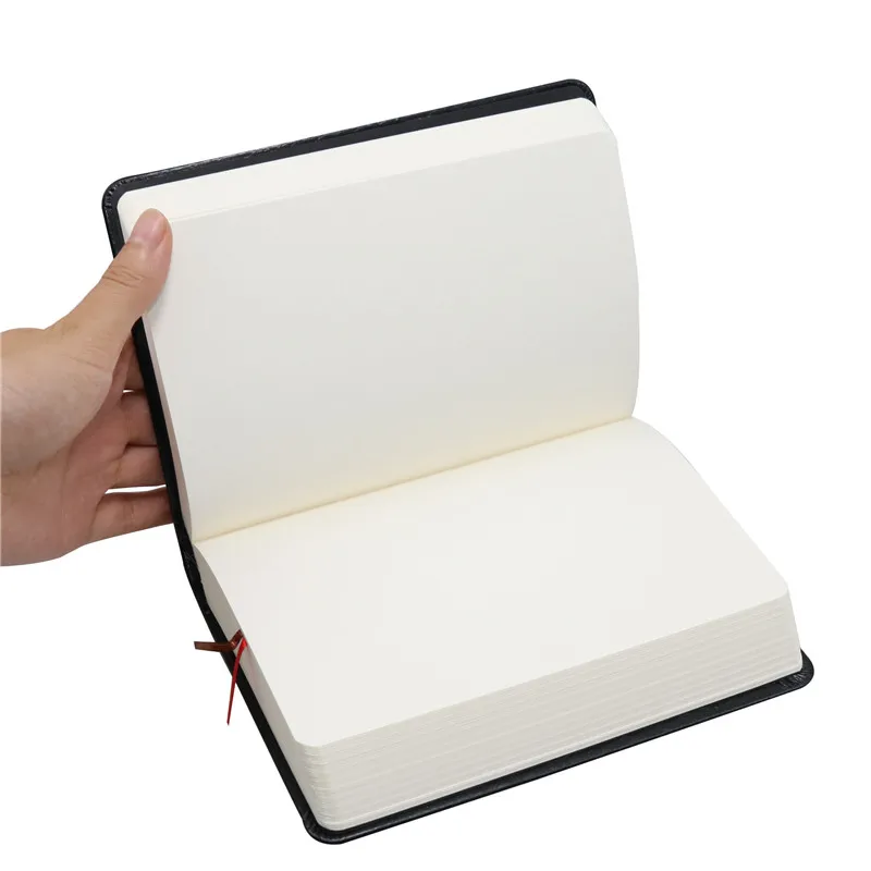 Caderno de Papel Grosso do Vintage Bloco de Notas de Couro Artigos de Papelaria Bíblia Livro Diário Zakka Diários Agenda Planejador Escola Escritório Suprimentos 20 Material escolar e de escritório