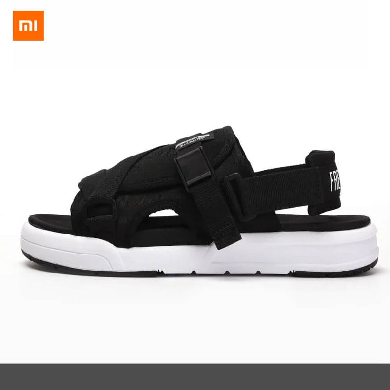 

New Xiaomi Mijia Youpin Freetie Two casual sandals Breathable mesh material elastic EVA foot bed single side Velcro buckle 1