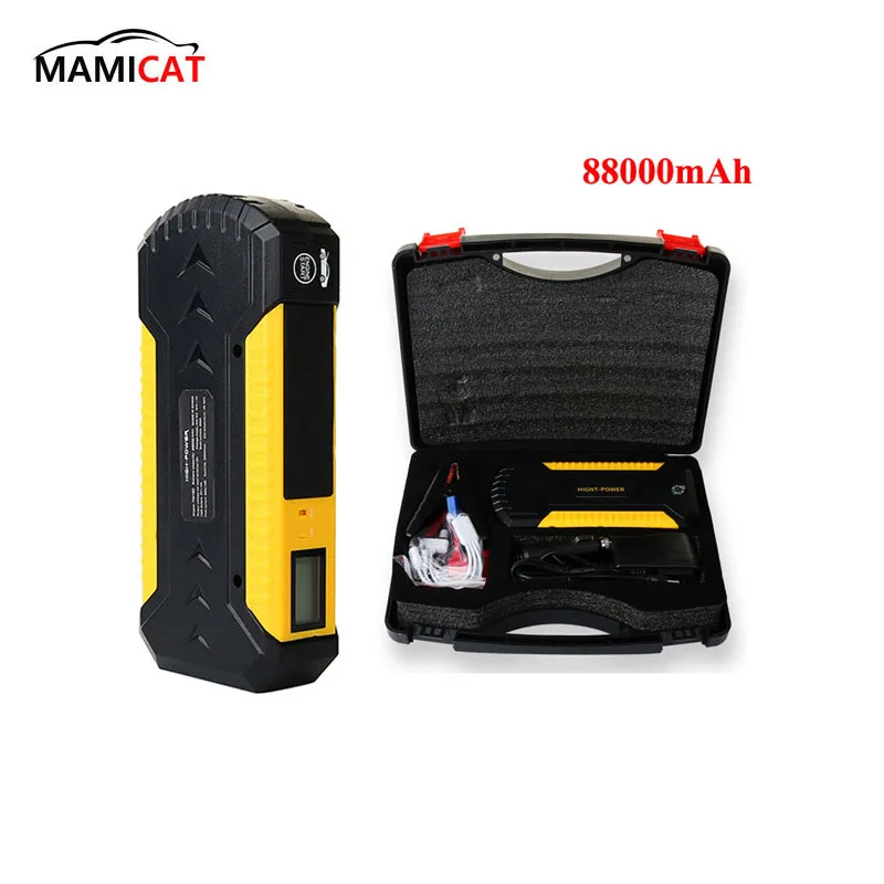 

2017 New 88000mAh Power Sarter For 12V Cars Jump Start Diesels & Gasoline Emergency Starting Digital Products Vehicle Booster