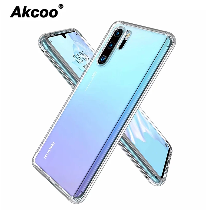 

Akcoo Anti shock TPU Thick Case for Huawei P30 Pro shell with sound switch design mate 20 pro P20 pro lite Nova 3e Case cover