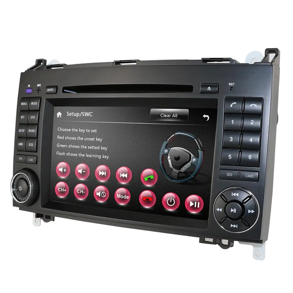 Sale Car Multimedia Player GPS 2 Din DVD Automotivo For Mercedes/Benz/Sprinter/B200/B-class/W245/B170/W169 Radio Cam-in MirrorLink BT 3