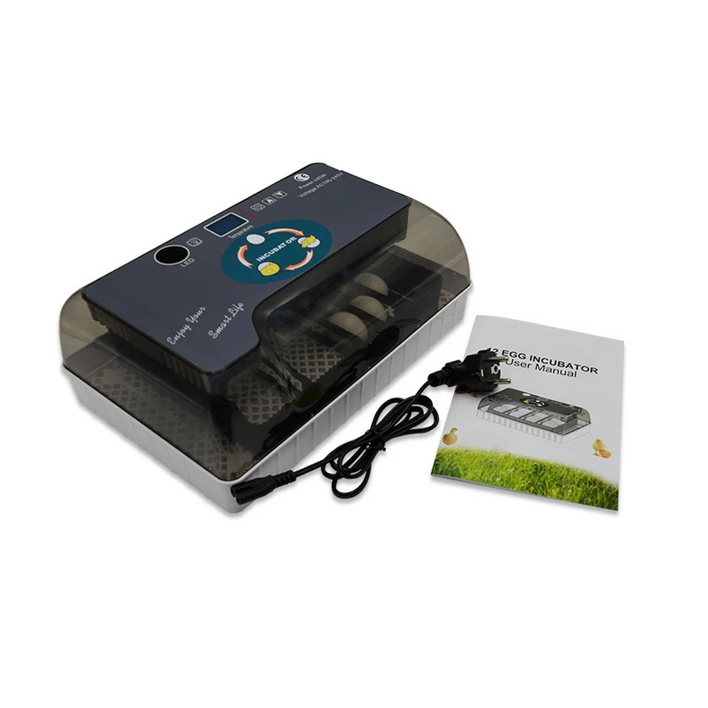 Digital 12 Eggs Incubator Automatic Hatcher Large Capacity Practical Incubators For Chicken Duck Poultry Quail Eggs Home Use Digital 12 Eggs Incubator Automatic Hatcher Large Capacity Practical Incubators For Chicken Duck Poultry Quail Eggs Home Use