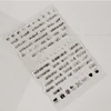Eno Greeting clear stamp transparent silicone diy calendar planner stamps months and week bullet journal stamps  ► Photo 2/2
