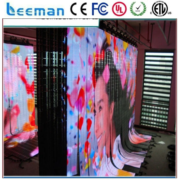 Sinosky P10 Leeman P16 P20 2015 портативный гибкий светодиодный экран занавес гибкой