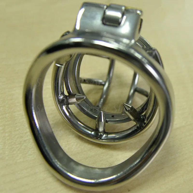 Stainless Steel Chastity Belt with Anti-Shedding Ring,Cock Cage,Male Chastity Device,Penis Rings Restraint Adult Game For Men