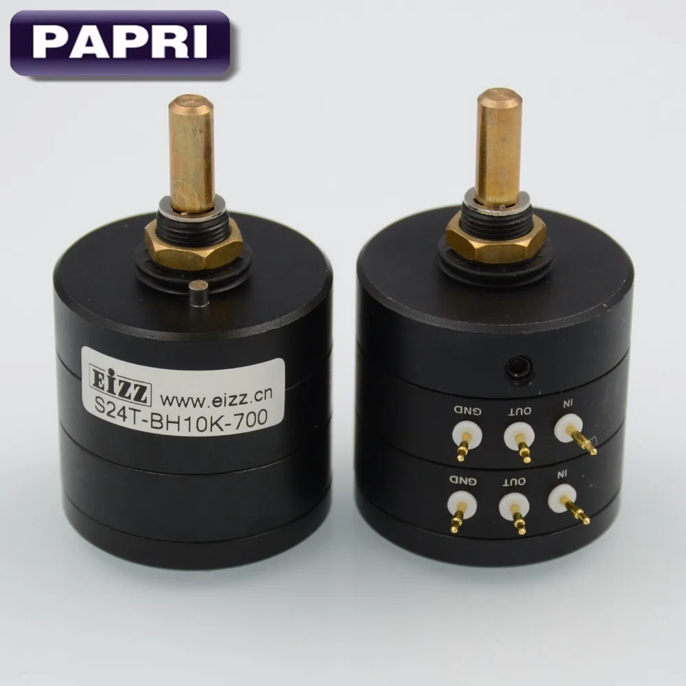 1PC EIZZ Premium 24 Step Stereo Attenuator Volume Potentiometer 10K