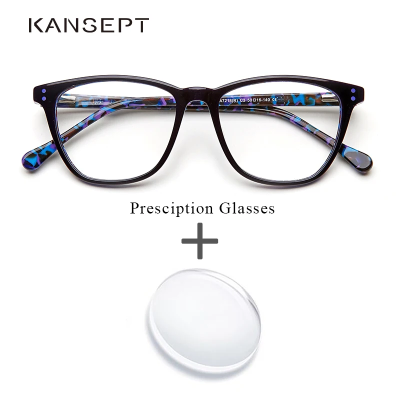 

Acetate Women Prescription Glasses Mutifocal blue light progressive Astigmatism lens Optical Myopia Clear Spectacles #TWA7218C3