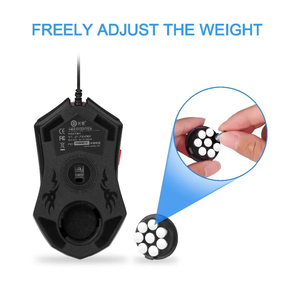 6. gaming mouse weight