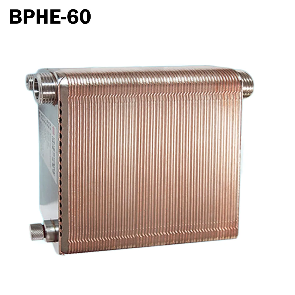

60 plates SUS304 Stainless Steel Brazed Plate Heat Exchanger,recirculating chiller