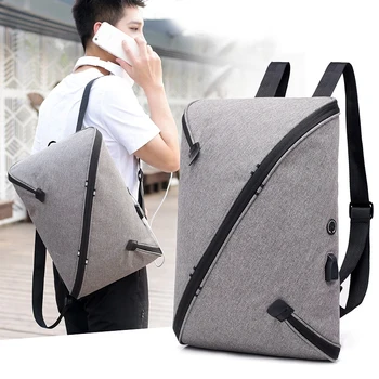 

2020 New Design Men and Women Backpacks USB Connector Male Casual Travel Security boys Shoulder Bags Unisex