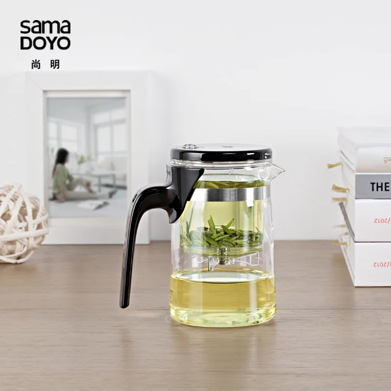 Samadoyo E-01 высококачественный Gongfu Чайник и кружка 500 мл стеклянный чайник SAMA Art чайная чашка для Dian Hong черный чай Da Hong Pao