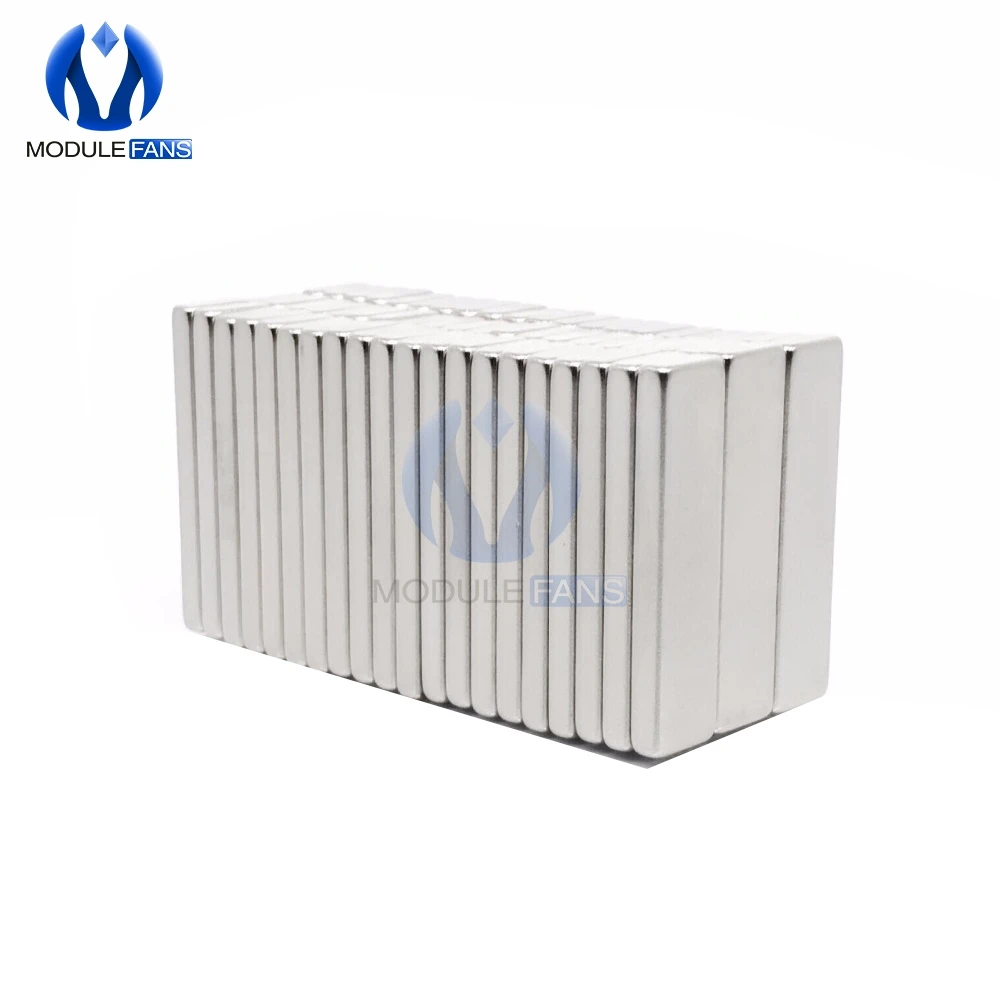 

N52 Neodymium Magnet 40x10x4mm Permanent NdFeB Small Tiny Mini Super Powerful Strongest Magnetic Rectangle Magnet 40X10X4