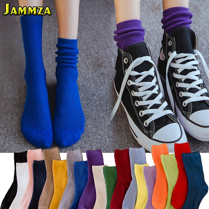 

3Pairs/Lot Women Solid Hiphop Fashion Harajuku Short Socks Student Cotton Casual Skateboard Sporty Street Dancing Pile of Socks