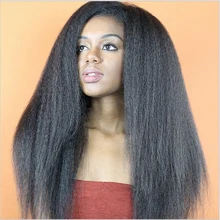 2017 New Star Lace Front Wig Brazilian Yaki Straight Full Lace Human Hair Wigs 130% For Black Women Bleached Konts Virgin Wigs