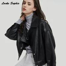 Women's Plus size short jacket blazers 2019 Autumn PU leather Buttons Splicing faux fur Jacket ladies Skinny locomotive blazers