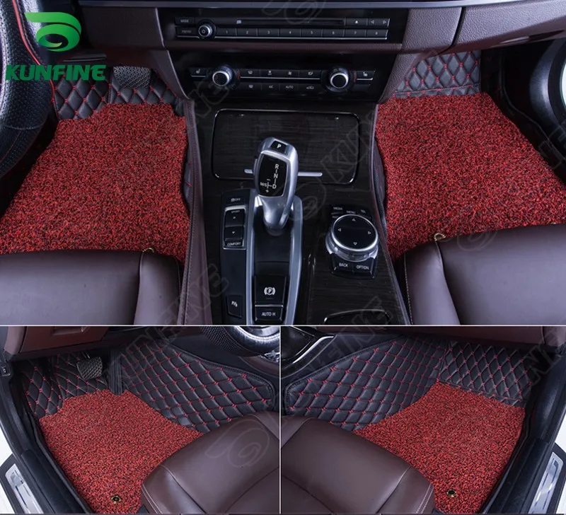 Высокое качество 3D автомобильный коврик для VW GOLF6 коврик для ног автомобильный коврик для ног с одним слоем термозольная катушка коврик 4 цвета Левый ручной драйвер