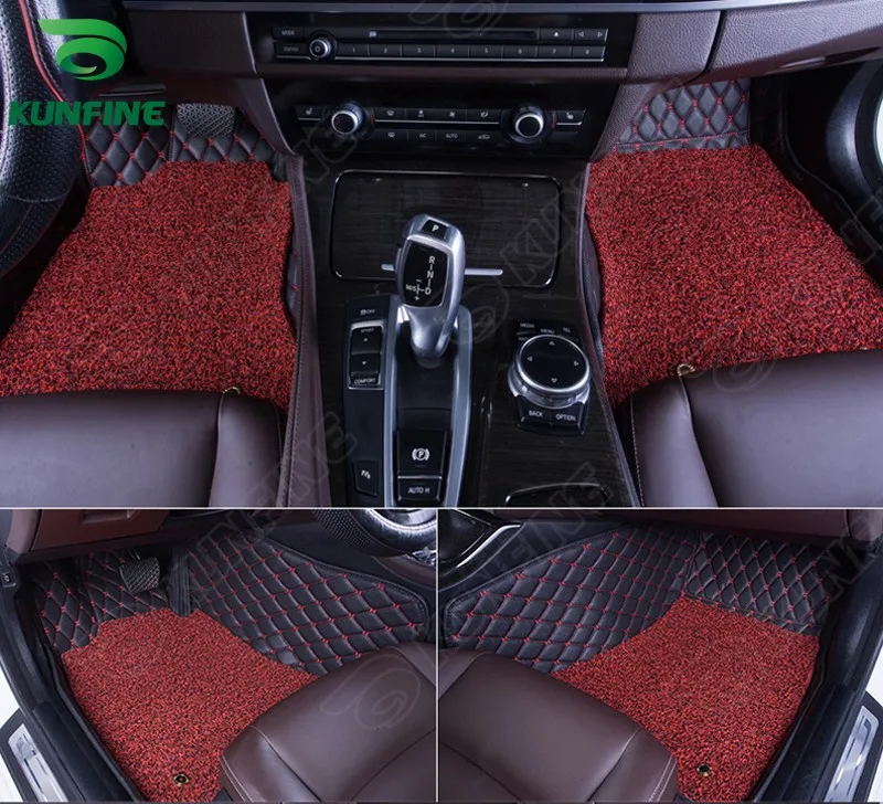 Top Quality 3D car floor mat for VW GOLF6 foot mat car foot pad with One Layer Thermosol coil Pad 4 colors  Left hand driver