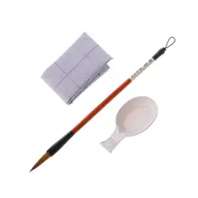 Перезаписываемая каллиграфия, ткань для письма, кисточка для китайской каллиграфии, набор ручек