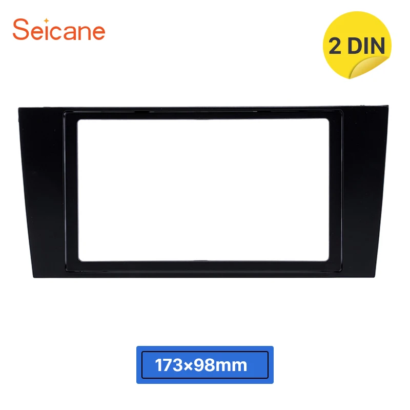 

Seicane 173*98mm 2Din Car Radio Fascia Trim Install Dash Mount Refitting Kit Frame For 2000 2001 2002 2003 2004 Audi A4