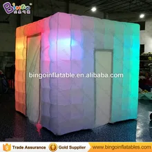 Портативный надувной куб фото киоск стенд палатка со светодиодной подсветкой игрушка палатка