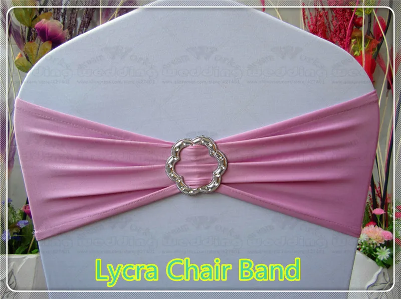 1/2--With Rose Buckle-Spandex /Lycra Chair Band/Expand Bands/Chair cover sash/Tablecloth For Wedding Party Banquet Decorations | Дом и сад