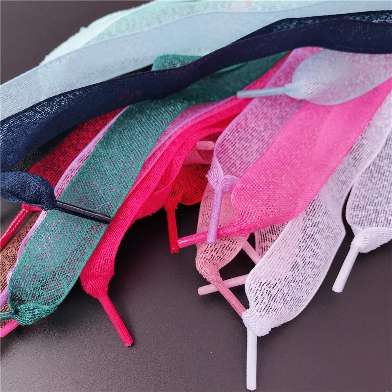

High end 14 color 2.5cm wide 80/100/120cm long net hollowed snow laced lace with Princess sports lace