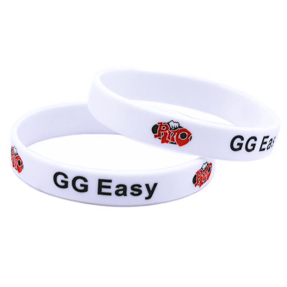 1 шт. силиконовый браслет GG Easy ширина 1/2 дюйма белый|Браслеты с шармами| |