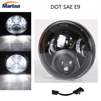

Dot Approved 7Inch LED Headlight for Motorcycle Tour,FLD,Softail Heritage,Road King, Wrangler